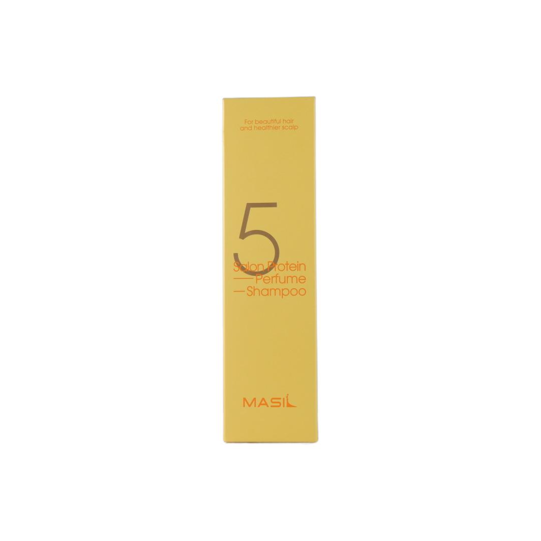 

Masil 5 Salon Protein Perfume Shampoo 300ml / Intensive restoration of hair structure, Moisturizing, Korean Cosmetics, Kbeauty