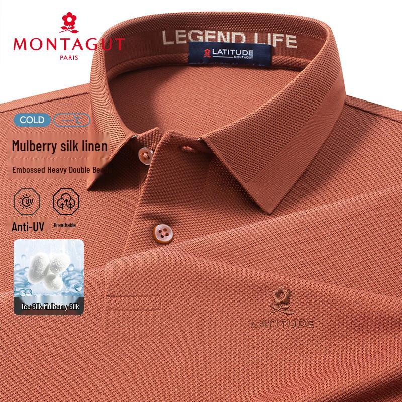 MONTAGUT Men s Summer Polo Shirt 3XL/56