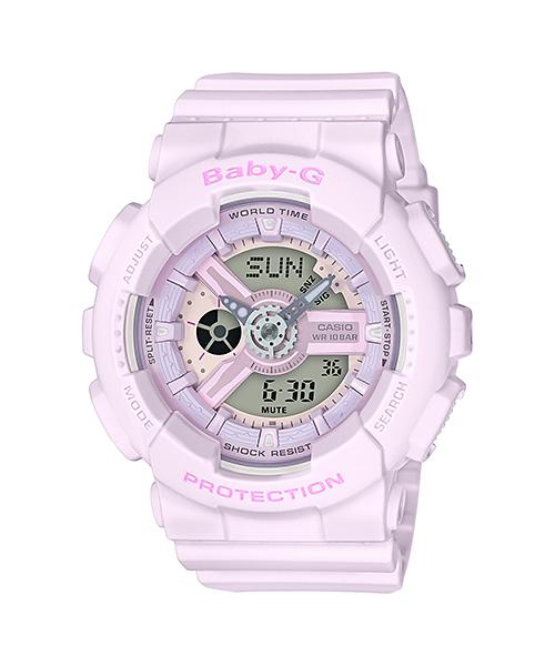

Casio Baby-G Women s Resin 100M Water Resistant Analog Shock Resistant Quartz Watch BA-110-4A2 красный