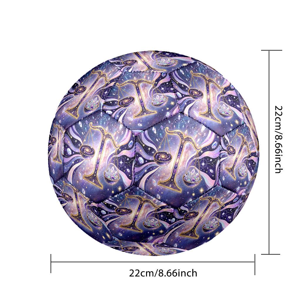1pc Cosmic Balance Theme Soccer Ball Football, Size 5, Lightweight PVC, Durable Outdoor Training Soccer Ball, Gift M61488