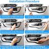 For BYD Sealion 7 EV 2024 2025 2 Pcs Car Headlight Protective Film Transparent Smoked Black TPU Sticker