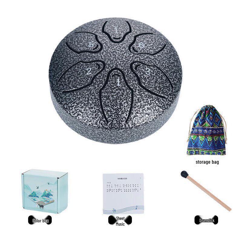 6-Inch Mini Ethereal Drum - Entry-Level Musical Gift for Kids