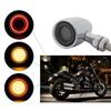 Double Light LED Motorcycle Indicator Lights Weatherproof Construction Quick Mount LED Turn Signals Suitable for Bikes