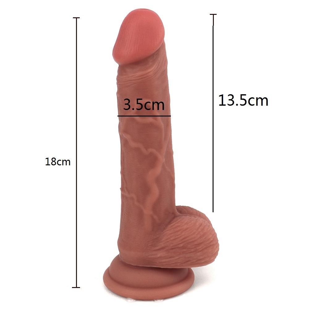 MoDi Productos sexuales para mujeres consolador juguetes sexuales para adultos para mujer pene realista Anal silicona de doble capa