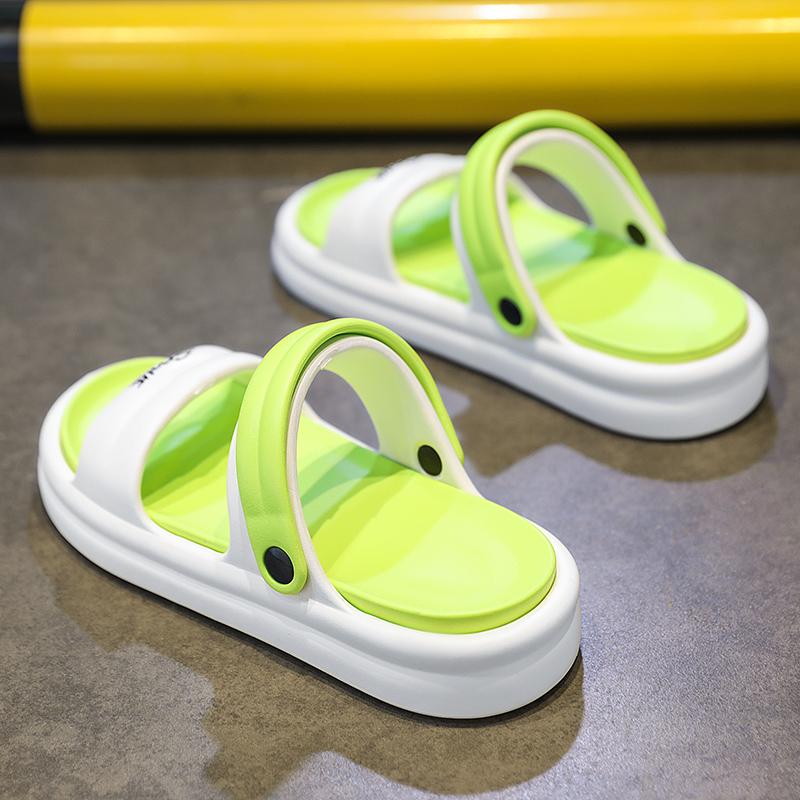 Fashion Summer Couple's EVA Outdoor Sandals Hot Mens Slip-on Casual Shoes for Men Thick Bottom Slippers New Woman Non-Slip Beach Shoes