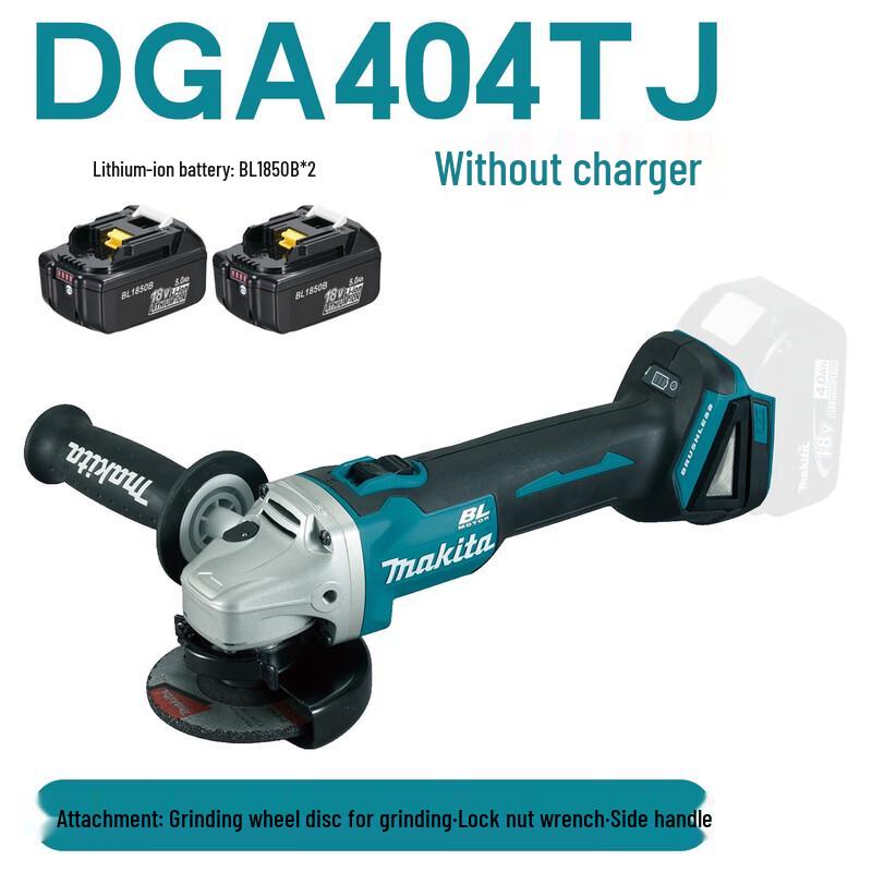 

Makita DGA404TJ 18V Cordless Brushless Angle Grinder CN plug (adapter included)