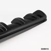 25"x 5" Universal Car Kit Rear Bumper Cover Trim Shark Fin Spoiler Lip Diffuser