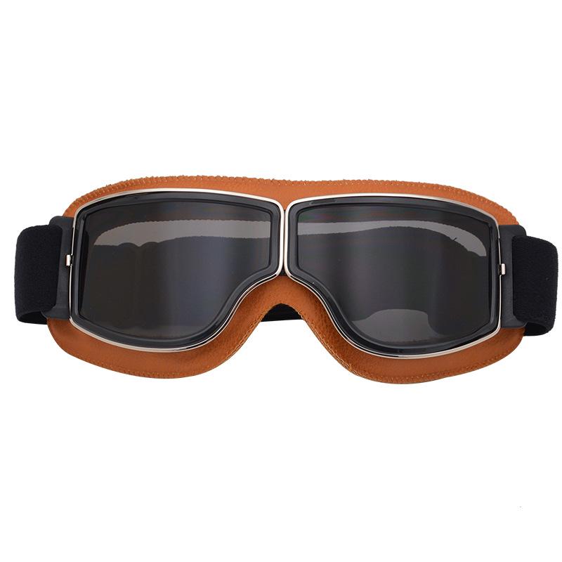 Retro Motorcycle Riding Goggles - Windproof & Dustproof for Off-road & Electric Vehicles