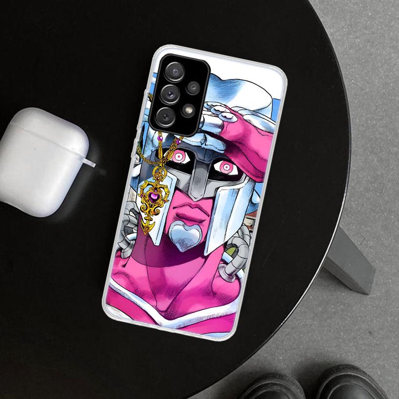 JoJo Adventure Higashikata Josuke Phone Case Cover for Samsung Galaxy A12 A22 A32 A52 A72 A02S A51 A50S A31 A20S A10S Note 20 Ul