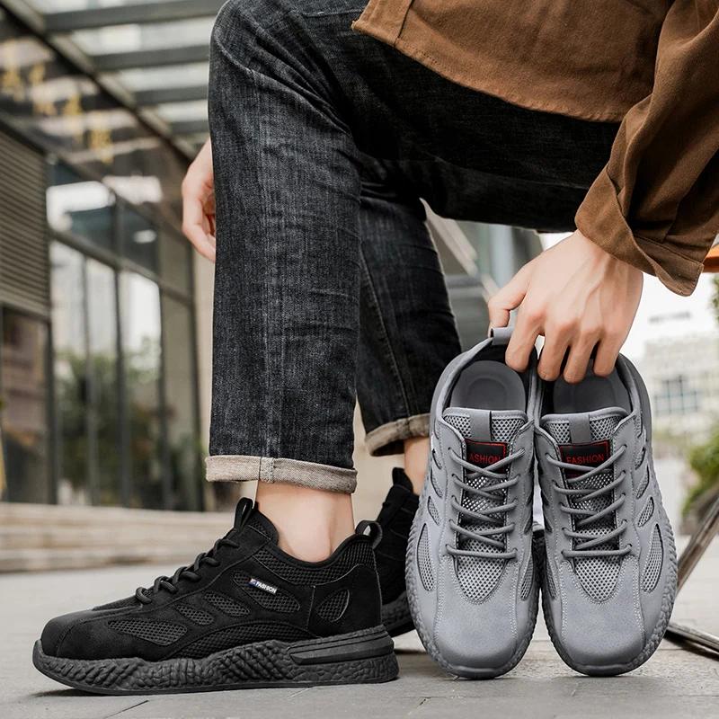 Men Summer Winter Casual Sports Shoes Breathable Comfortable ThickSoled Mesh Suitable for Daily Wear and Various Occasions