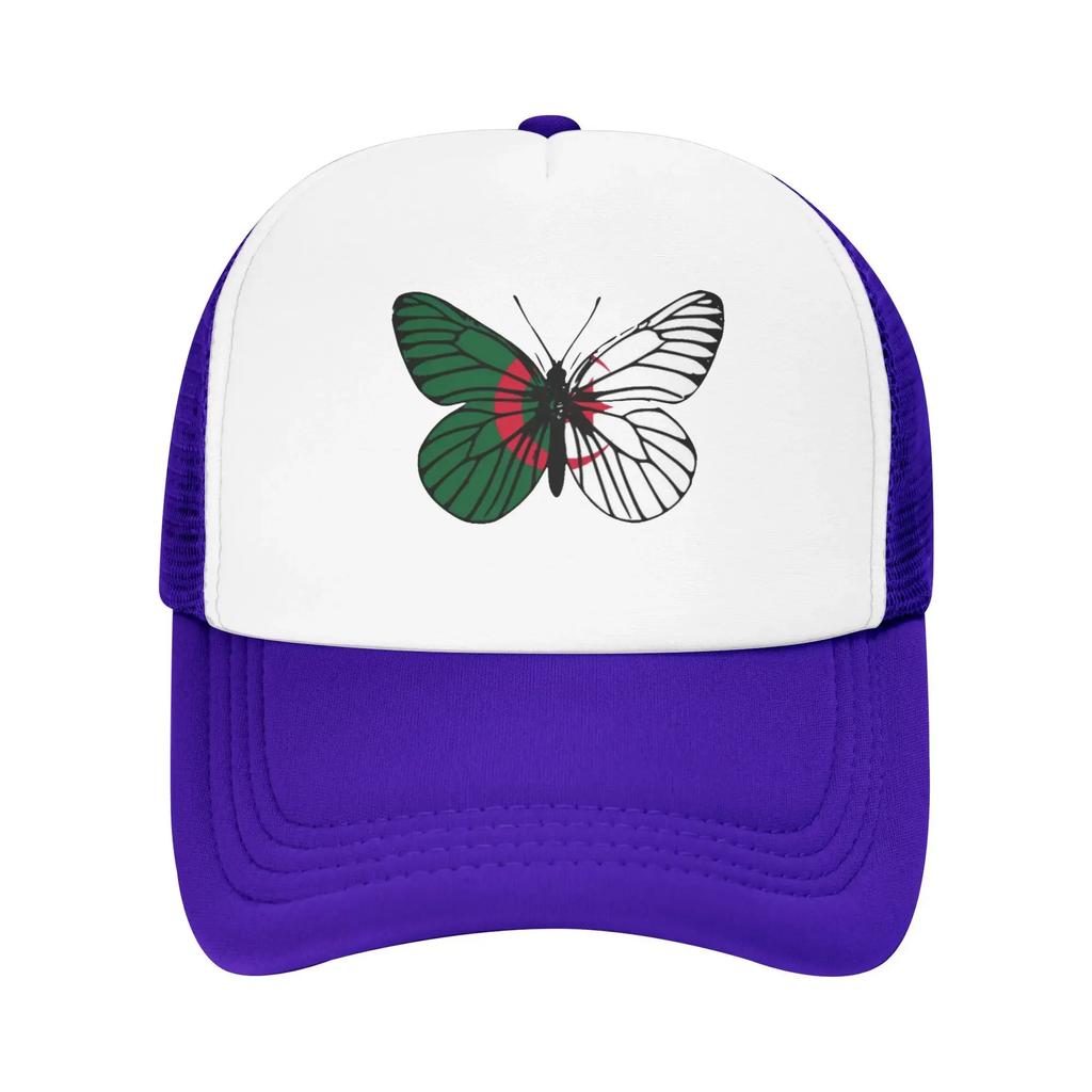 Pride Algeria Butterfly Flag Custom Mesh Baseball Caps For Mens  Camping Female Beach Dad Hat Snapback Cap