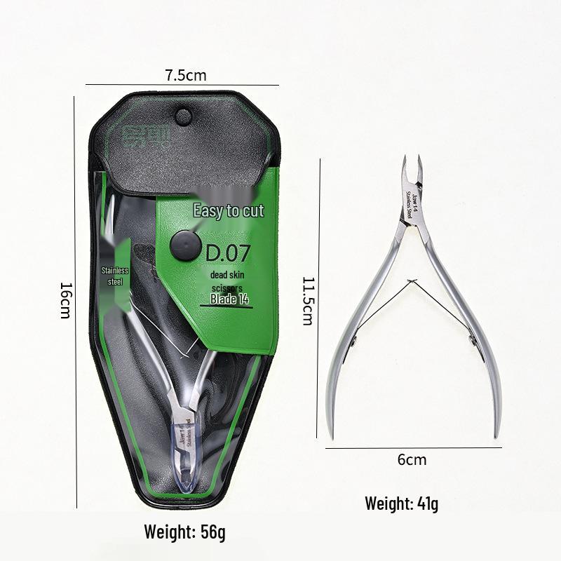Easy Cut D-07 High-Quality Stainless Steel Cuticle Nipper Set for Nail Technicians
