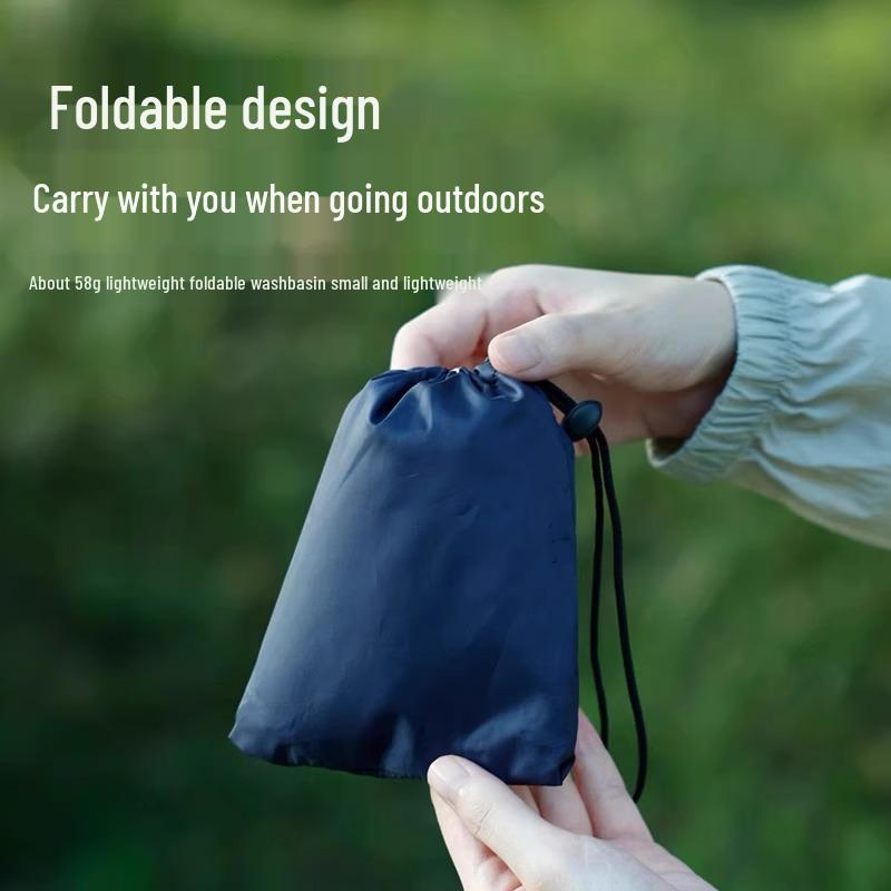 Tuban Travel Outdoor Portable Folding Basin for Foot and Face Washing
