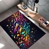Music Energy Colors Artistic Flow Carpet Yoga Living Room Room Decor Children's Crawling Mat Doormat Area Rug Games Mat