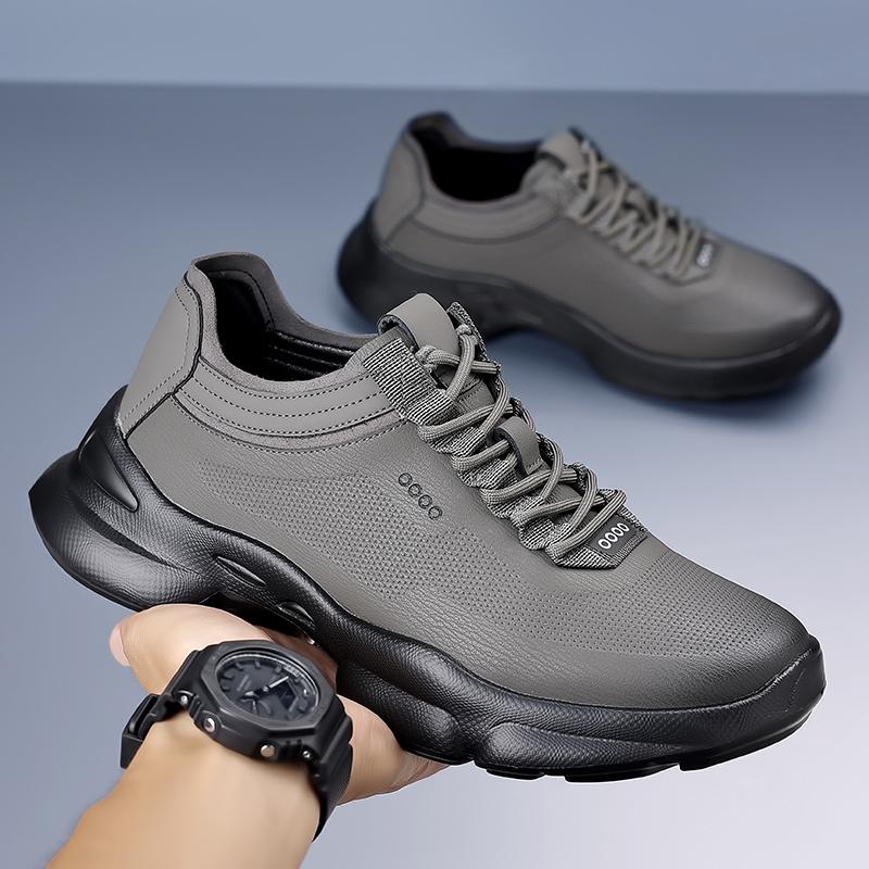 Versatile Sneaker for Men New Trendy Lace Up Shoes Outdoor Casual Sports Shoes Non-Slip Leisure Walk Trainers Treking Footwear