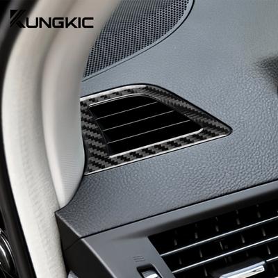 Real Soft Carbon Fiber Sticker For Subaru Legacy Outback 2010 2011 2012 2013 2014 LHD RHD Car Instrument Defogger Air Outlet