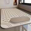 Shower Bath Mat Toilet Floor Rug Soft Hollow Drainage Quick Dry Bathtub Bathroom Accessories for