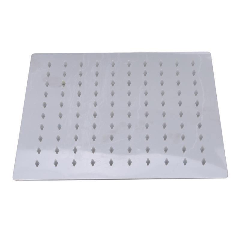 SUS304 Stainless Steel Top ultra-thin Turbocharged Large Shower Nozzle 6-10 Inch Square Circular Top Spray Mirror Shower Head