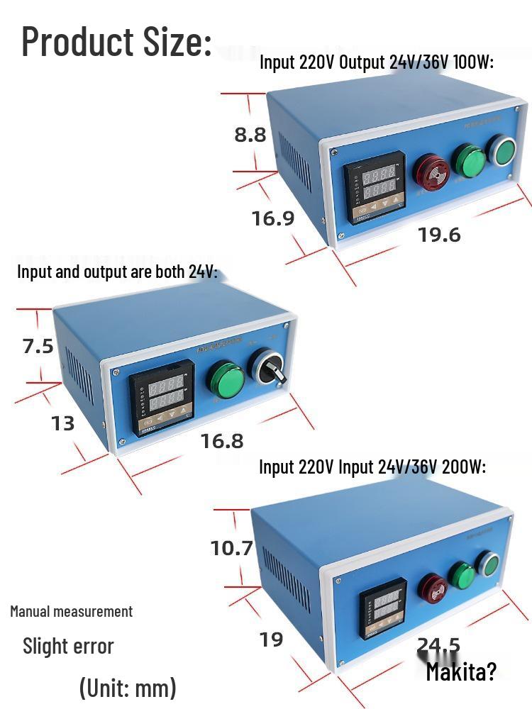 Laboratory Fully Automatic DC Temperature Control Box (24V/12V/36V) with Constant Temperature Heating Element