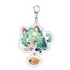 Game Keychains Acrylic Figure School Bag Keychian Holder Key Ring For Children Girl Men Accessories