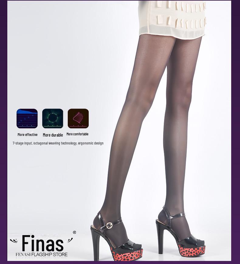 Fenna Women's 15D Micro Pressure Thin Spring and Summer Stockings