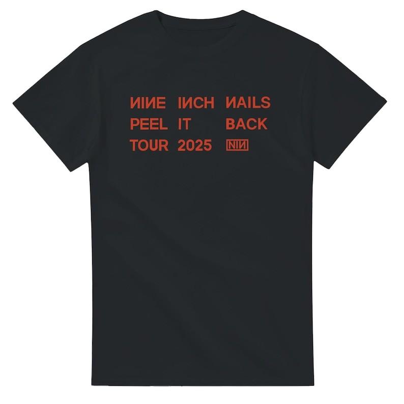 Nine Inch Nails Peel It Back Tour 2025 NIN Unisex Crewneck Tshirt Reprint Unisex T-Shirt XXXXL