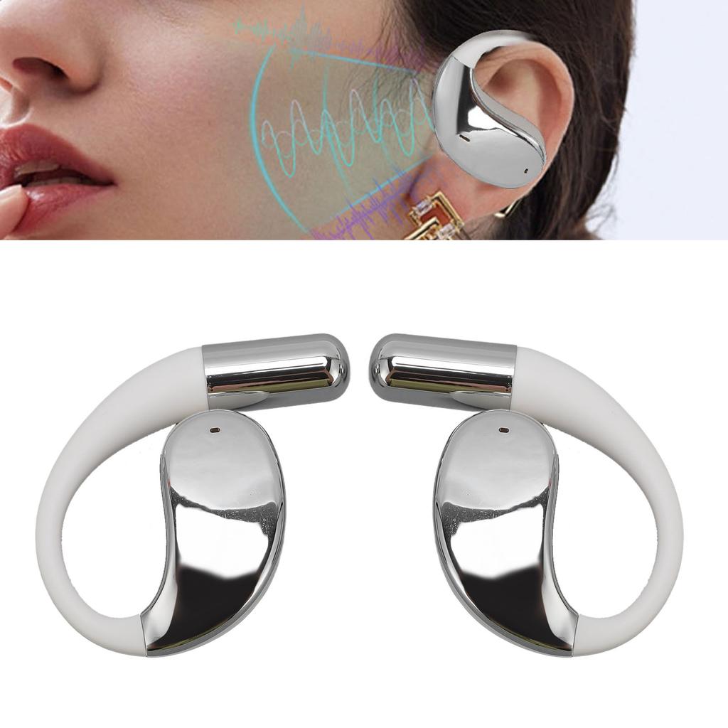 V5.4 Earphone Noise Cancelling Battery Life Comfortable Fit 8h Music Playback for Sport Running Driving Business