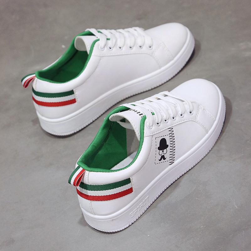 Korean Version of Student Casual Trendy Shoes Versatile Sports Shoes New Women's Shoes Korean Version of Sports Little White Shoes Women's Platform R