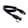 Silicone Type-C Male to Female Extension Cable: Fast Charging & Data Transfer Adapter