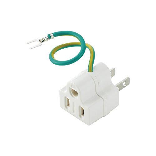 Buffalo BUFFALO 3 pin 2 pin conversion adapter white BSTAPA01WH