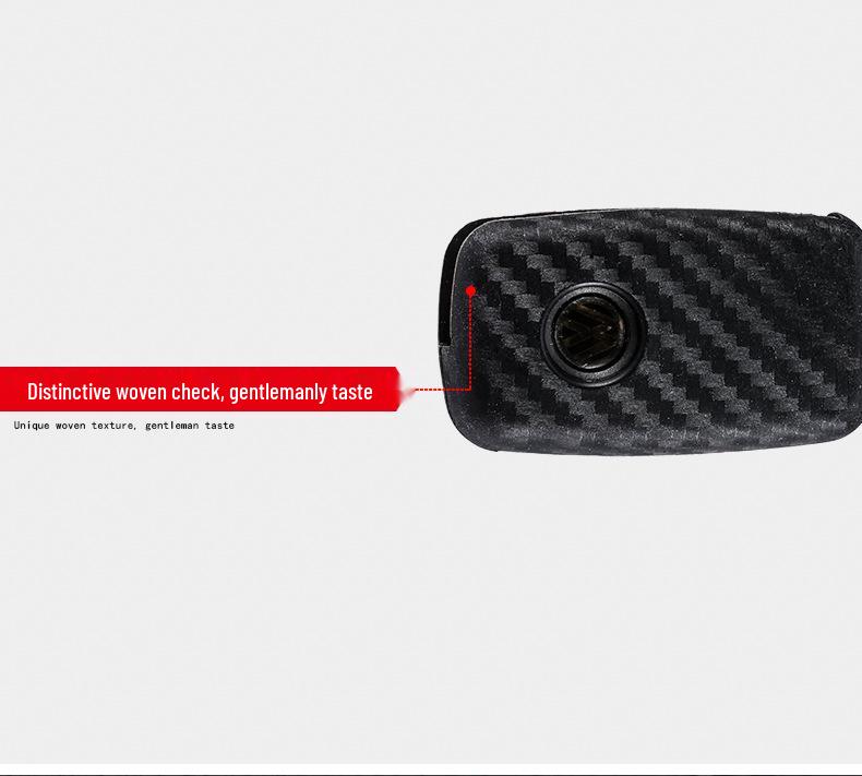 Volkswagen Key Case for Bora, Golf, Skoda - Carbon Fiber Silicone Shell