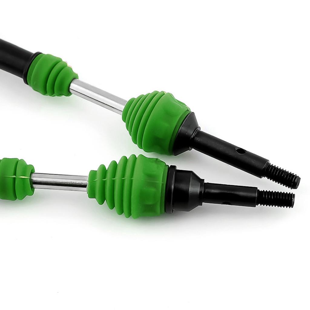 4 Pcs Rr Drive Shaft Steel Driveshaft CVD Replacement for Slash Rustler Hoss VXL 4X4 1/10 Remote control Car