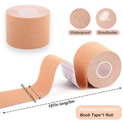 2 Stück Kinesio-Tape 5 cm x 5 m Wasserdicht Hypoallergen Athletisches Sporttape Für Knie Gelenkunterstützung Elastisch Körper Muskelentspannung