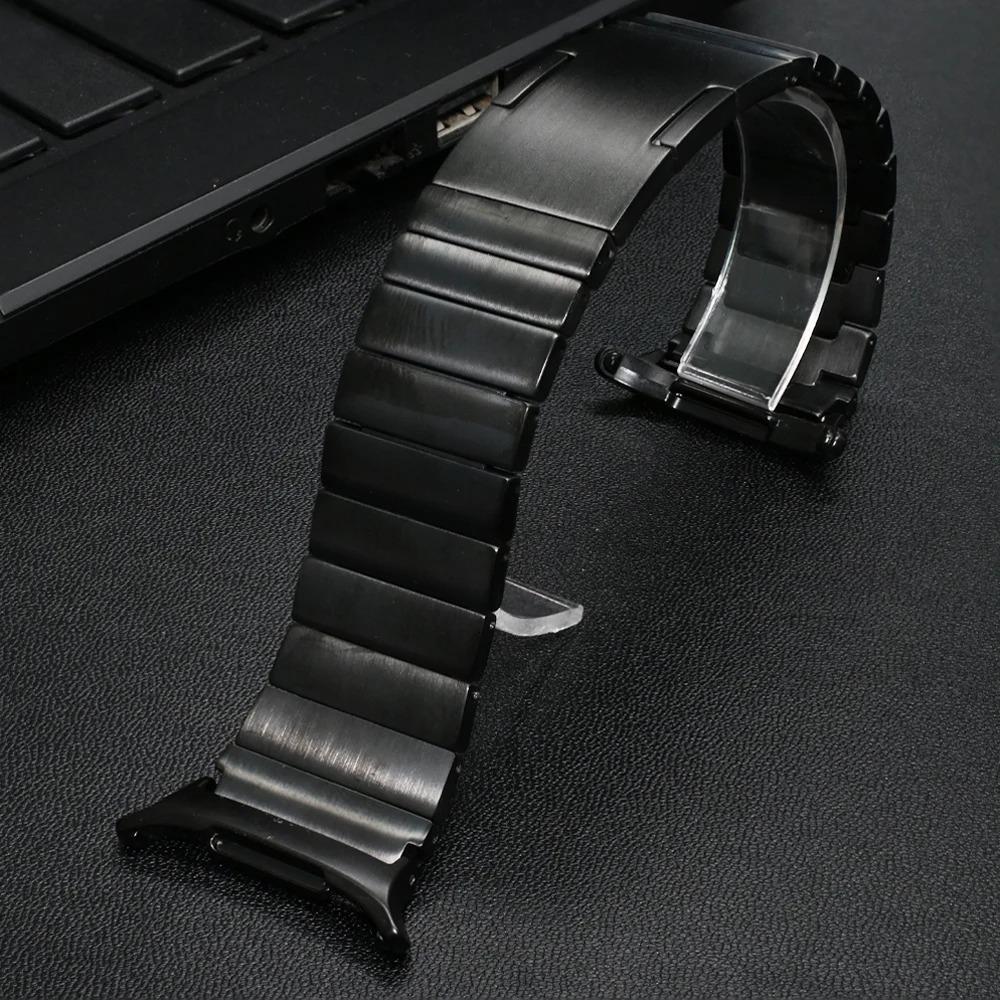 For Samsung Galaxy Watch Ultra 47mm Metal Strap with Folding Clasp Titanium Alloy Watch Band