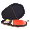Pingpong Paddle Bag Table Tennis Racket Bag Hexagonal Zipper Handbag Easy Carry