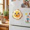 2D Flat Egg Fridge Magnet Simulation Magnetic Fridge Sticker Creative Acrylic Magnet  Kitchen
