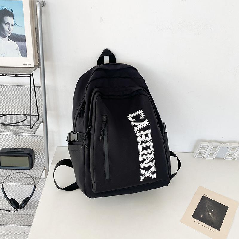 

School bag large capacity tooling style college student couple backpack street shot retro trend casual middle school student backpack Single Pack