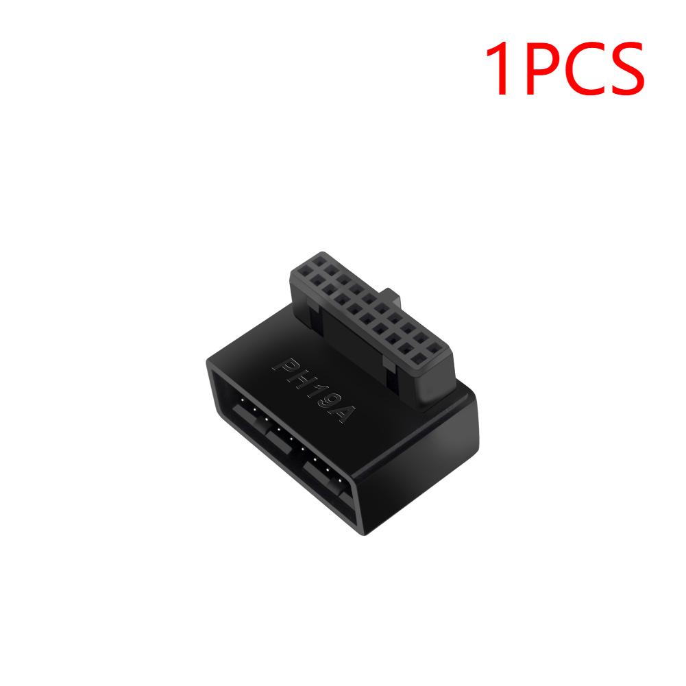 

USB 3.0 19P 20P 90 Degree Computer Motherboard Header Adapter Plug-in Converter PC Desktop High Speed Mainboard Connector Plugs