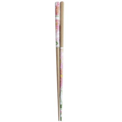 Tanaka Hashiten Strawberry Ichie Water Surface 23cm Chopsticks, Flower, No. 605340, Pink,