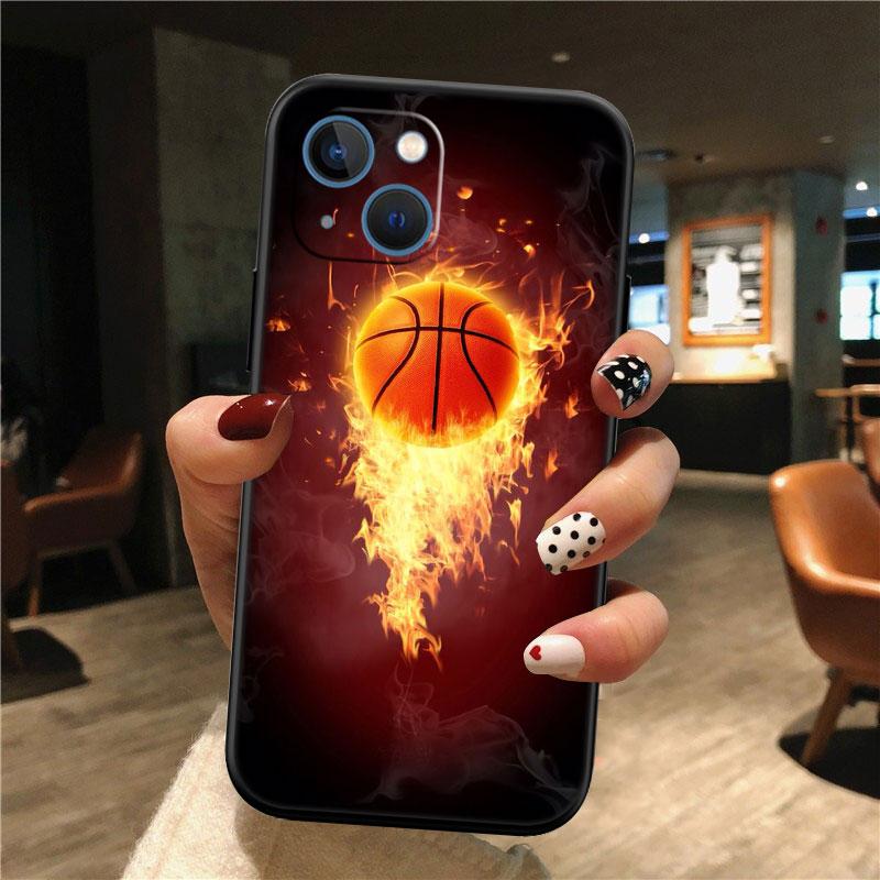 

IK12 Basketball Art Shoot New High-End Shell Phone Case for iPhone 16 15 14 13 12 Pro Max Plus Mini iPhone 16 Plus