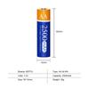 KEPTU 1.2V AA Rechargeable Batteries 2500mAh Ni-MH 100% Original High Capacity Current AA Battery Rechargeble for Camera Toys KTV