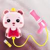 Cartoon Backpack Water Toy with 1000ml Tank Push-Pull Water Toy for Kids Outdoor Summer Toy for Pool Beach