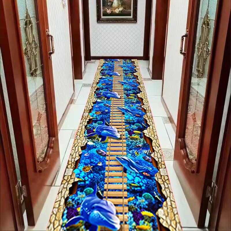 Corridor Carpet Entrance Door Mat Foyer Balcony Mat Hotel Anti Slip Mat
