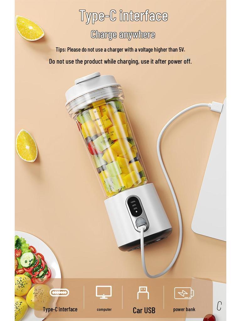 Portable Large Capacity Juicer Blender with Ice-Crushing Power