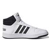 adidas Hoops 2.0 Mid 'White Black' (Unisex) Cloud White / Core Black / Core Black Skateboard Shoes FY8617