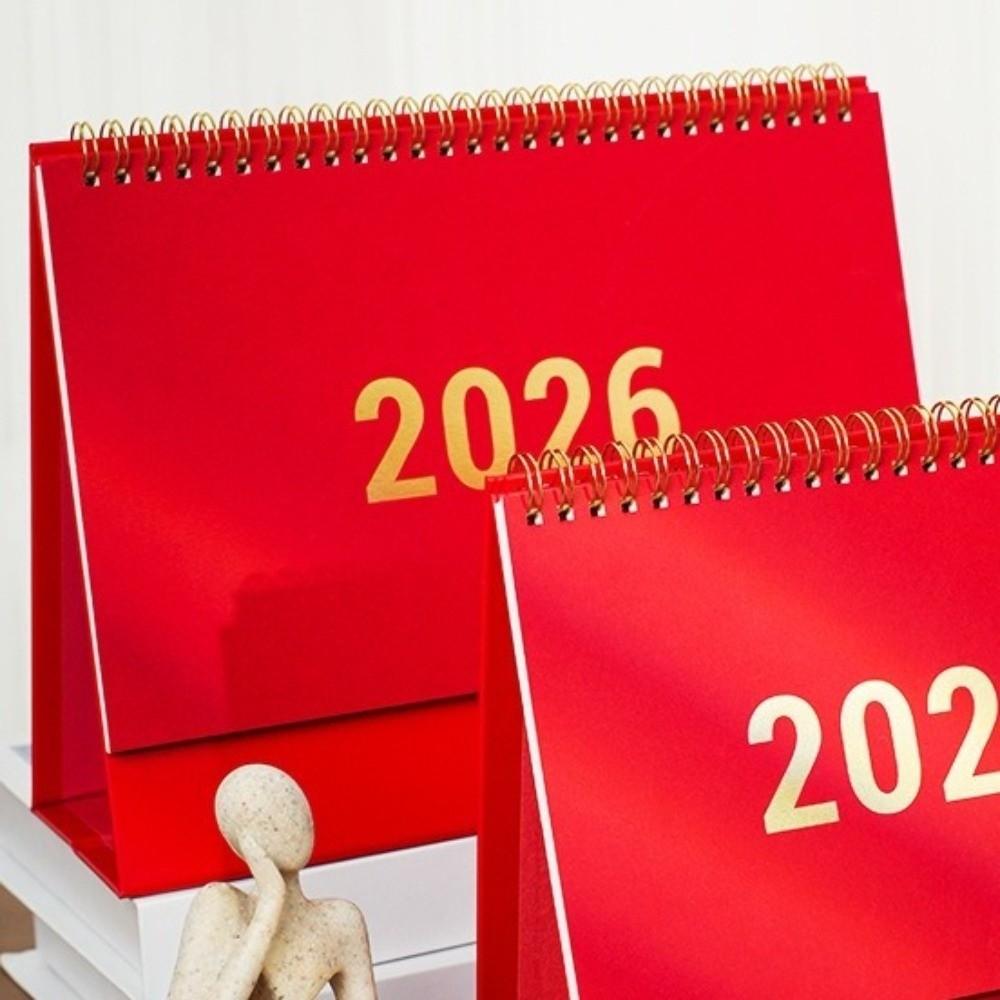 Premium Papier 2026 Tischkalender Beschreibbares Memo Stehender Klappkalender Zeitmanagement