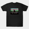 Men Black Print T-shirt Tecmo Bowl Bo Jackson With Signature No-Cut Transfer Paper Print Cotton Tshirt