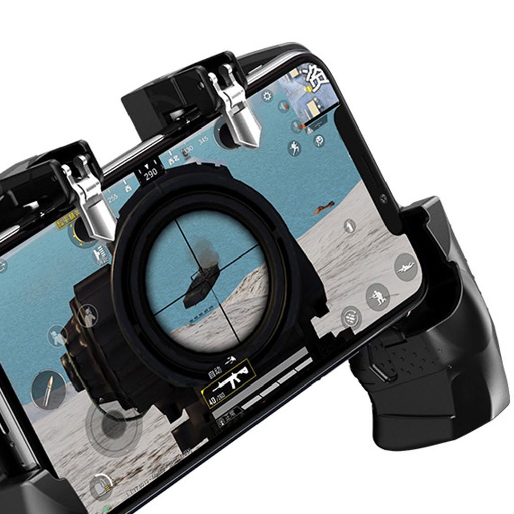 Cell Phone Gamepad Control Multifunctional Mechanical Buttons Mobile Game Controller for 4.7‑6.5 Inch Phone