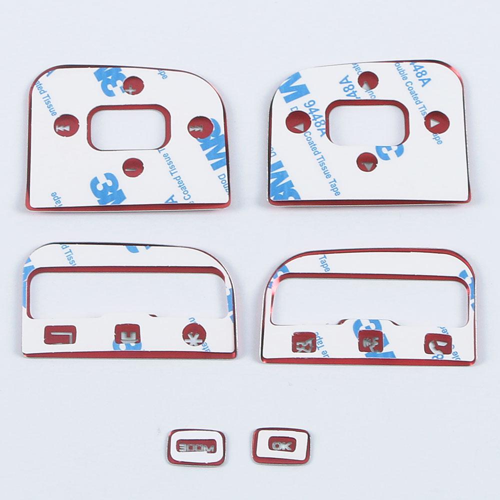 For GWM Tank 300 2024 2024 Steering Wheel Button Cover Trim Aluminum Alloy Switch Cap Sticker Anti Scratch Car Accessories