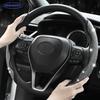 Universal 38cm Bling Crystal Steering Wheel Cover Sparkling Rhinestone Non-Slip Grip Protector for Car Decoration Afety 1Pair